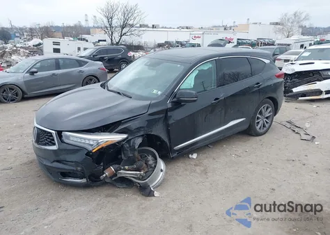 2021 Acura Rdx Technology Package z USA, uszkodzony, nr VIN 5J8TC2H59ML047730